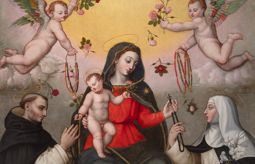 Presentazione del restauro della pala d'altare Madonna del Rosario di Plautilla Nelli