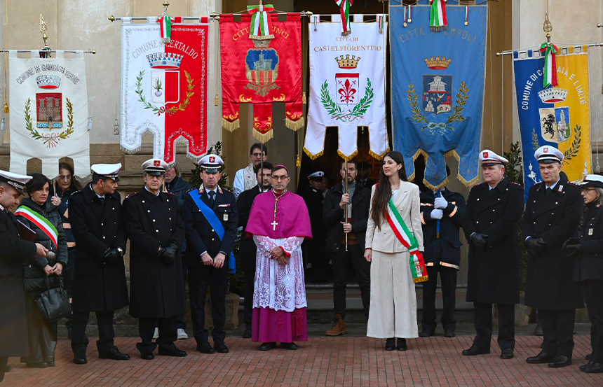 La Polizia Municipale dell'Unione dei Comuni celebra San Sebastiano a Castelfiorentino